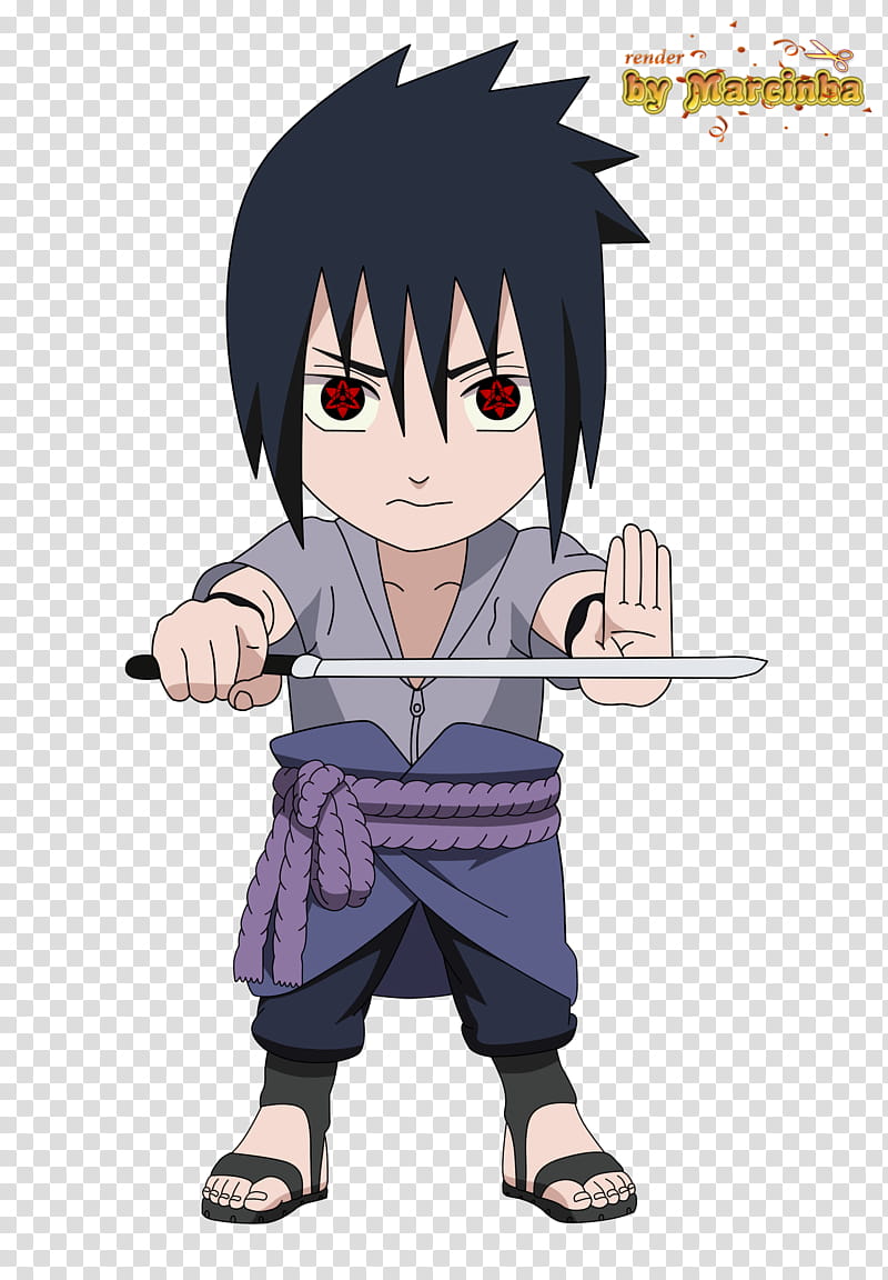 Chibi Sasuke Mangekyou Sharingan Eternal Transparent Background Png Clipart Hiclipart