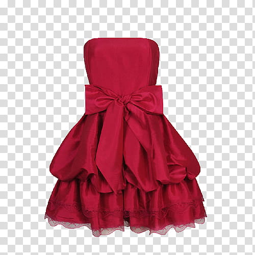 Dress s, women's red tube dress illustration transparent background PNG clipart