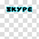 MarkerLine dock icons, SKYPE, blue and black Skype logo transparent background PNG clipart