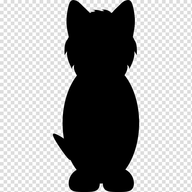 Dog And Cat, Whiskers, Snout, Silhouette, Black M, Small To Mediumsized Cats, Black Cat, Blackandwhite transparent background PNG clipart