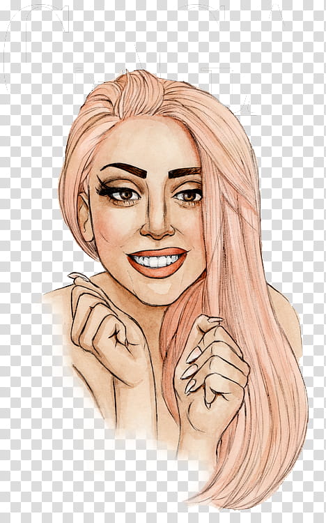 Lady gaga dibujo transparent background PNG clipart