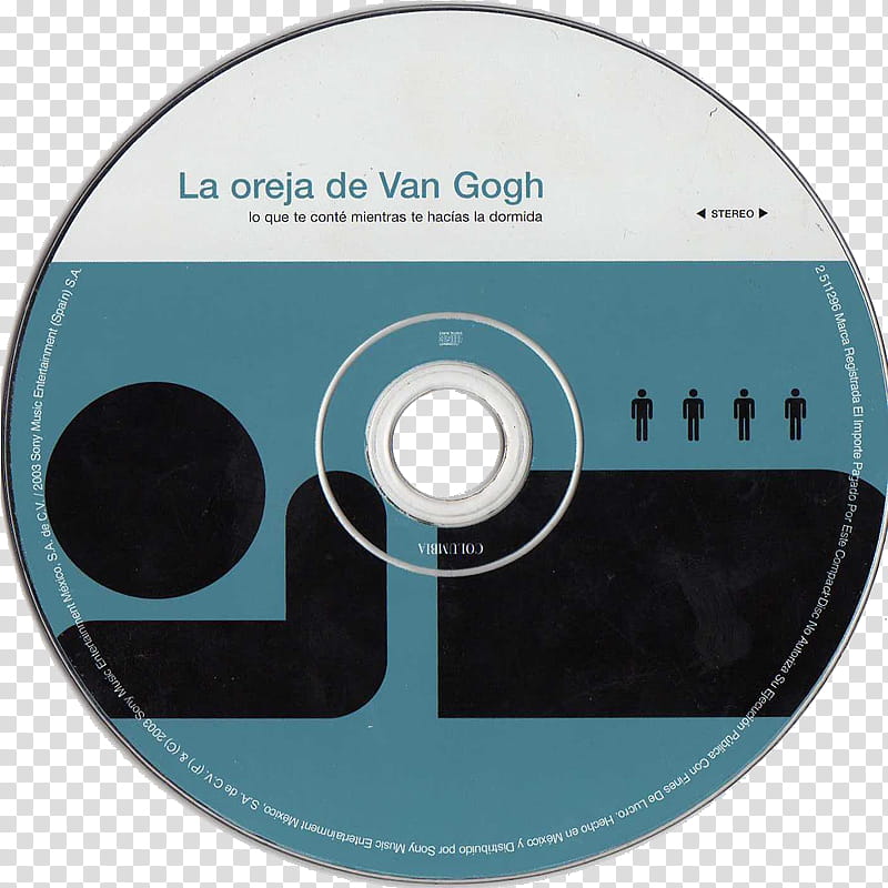 O Cd s, La Oreja De Van Gogh CD transparent background PNG clipart