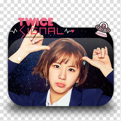 TWICE SIGNAL Folder Icons, Chaeyoung transparent background PNG clipart