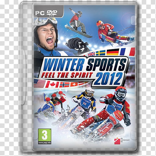 Game Icons , Winter-Sports--Feel-the-Spirit, Winter Sports feel the spirit  PC DVD case transparent background PNG clipart