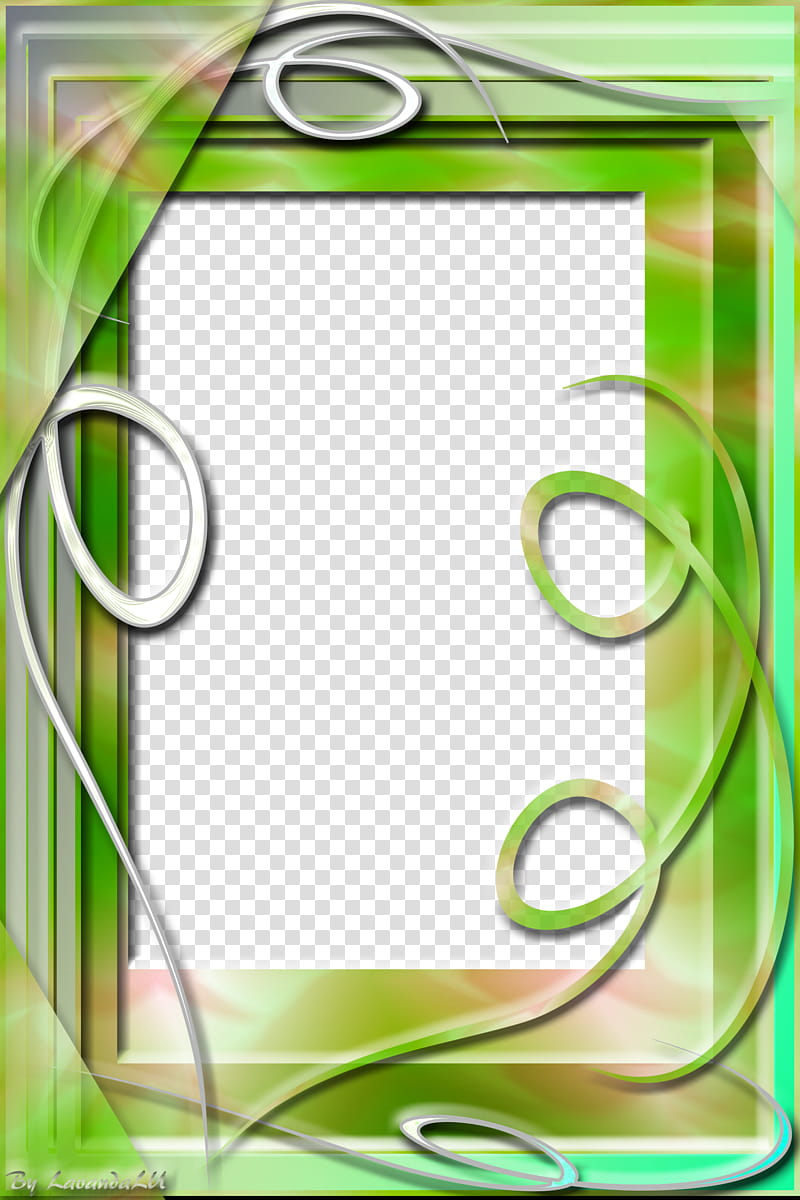Lav frame, rectangular green frame illustration transparent background PNG clipart