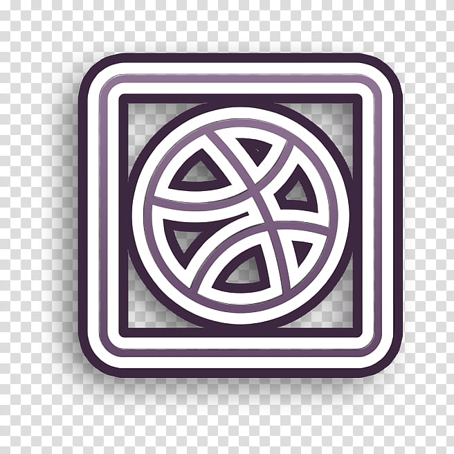 ball icon dribbbl icon dribbble icon, Dribble Icon, Logo Icon, Symbol, Rectangle, Square, Circle transparent background PNG clipart