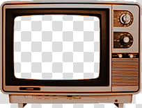 TV S ByunCamis, vintage gray TV transparent background PNG clipart
