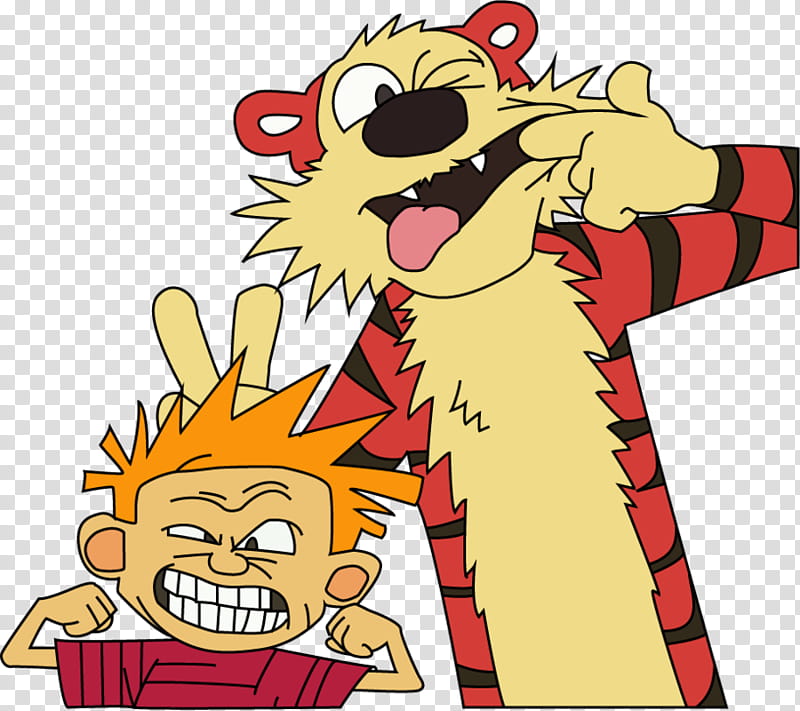 Calvin and Hobbes transparent background PNG clipart