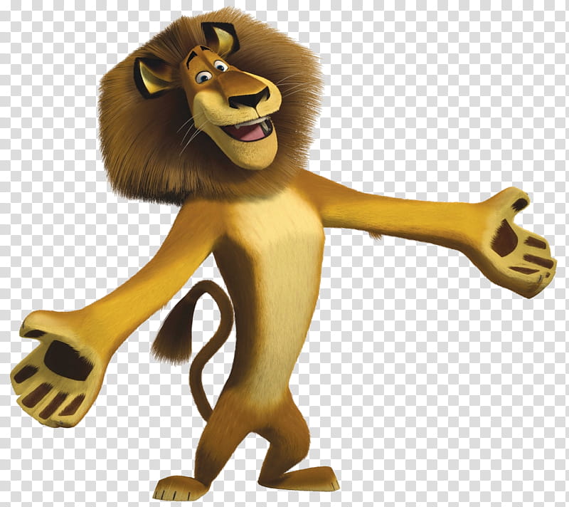 Alex the Lion poses transparent background PNG clipart