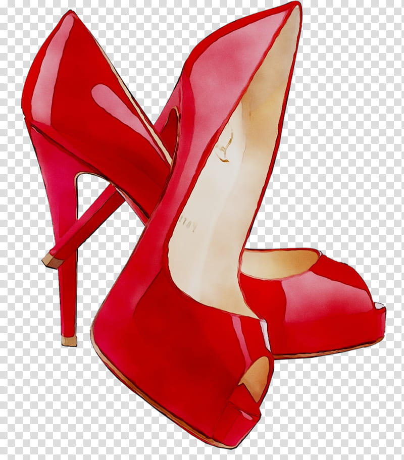 Shoe High Heels, Hardware Pumps, Footwear, Red, Basic Pump, Court Shoe, Bridal Shoe, Carmine transparent background PNG clipart