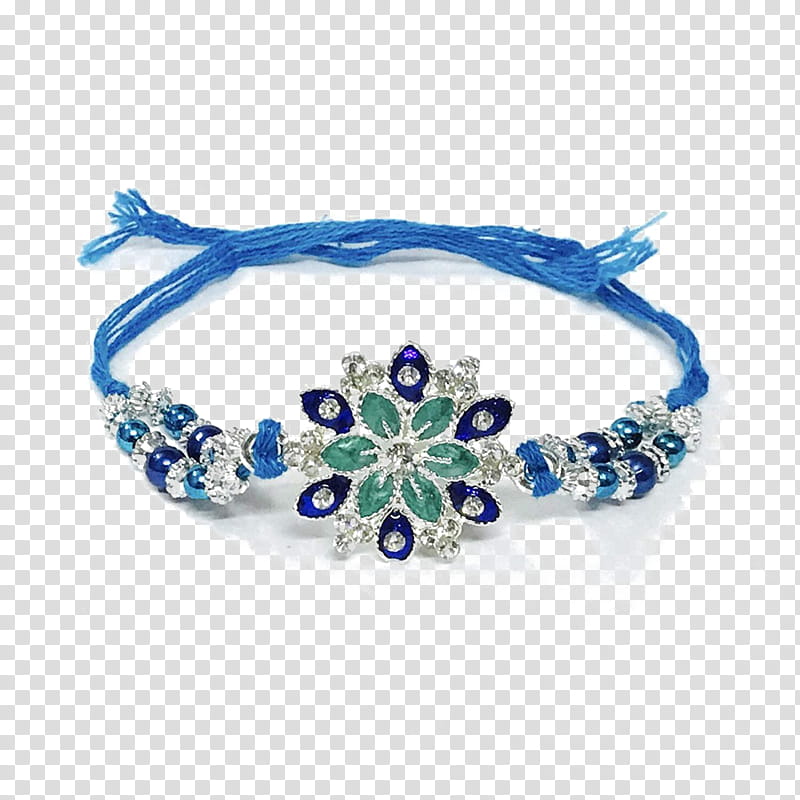 India, Raksha Bandhan, Jewellery, Blue, Bracelet, Turquoise, Aqua, Hair Accessory transparent background PNG clipart
