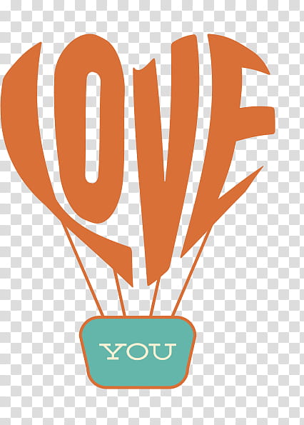 Lovely Love , love you hot air balloon illustration transparent background PNG clipart