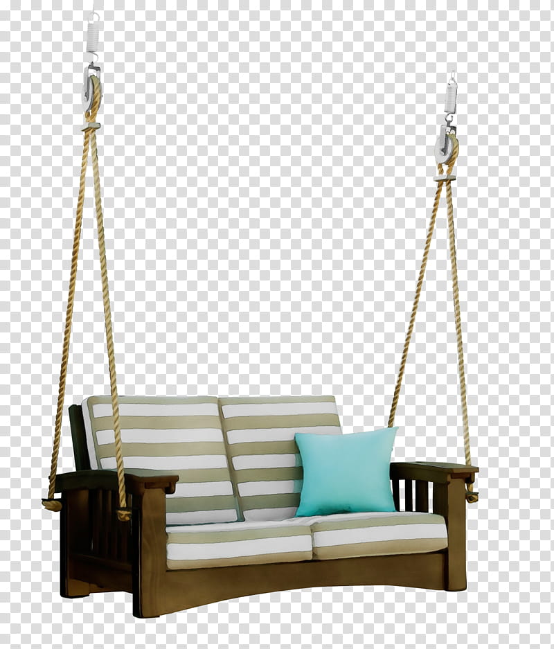 swing furniture outdoor play equipment table bed, Watercolor, Paint, Wet Ink transparent background PNG clipart