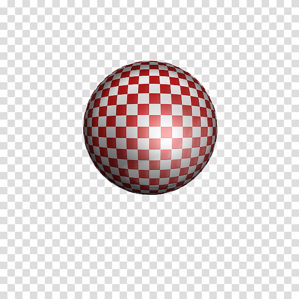 Esferas en D, red and white checked ball transparent background PNG clipart