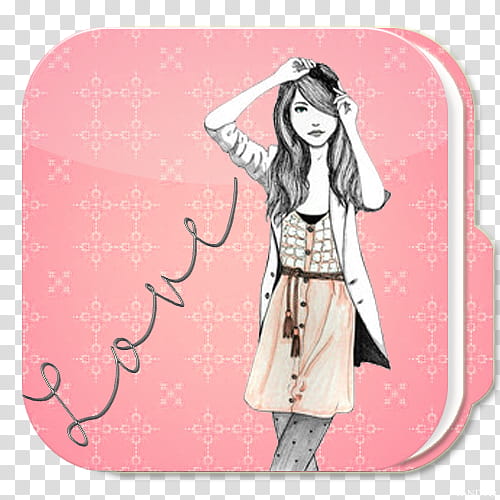 girl anime character in brown dress illustration transparent background PNG clipart