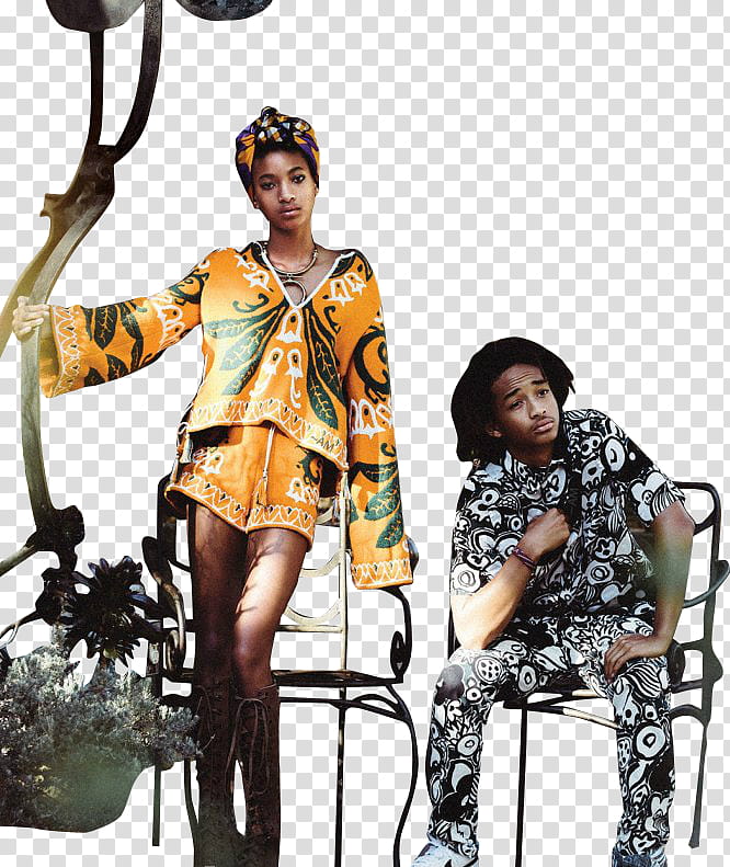 WILLOW AND JADEN SMITH transparent background PNG clipart