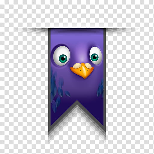 Ribbon Icons, pidgin, purple and orange short-beak bird ribbon transparent background PNG clipart