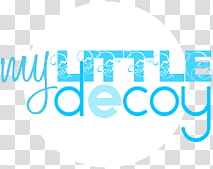 five texts, white background with my little decoy text overlay transparent background PNG clipart