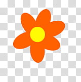 Flores, orange flower painting transparent background PNG clipart