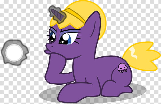 Rose Lalonde Pony, purple and yellow My Little Pony character transparent background PNG clipart