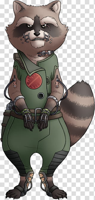 M Rocket Raccoon transparent background PNG clipart