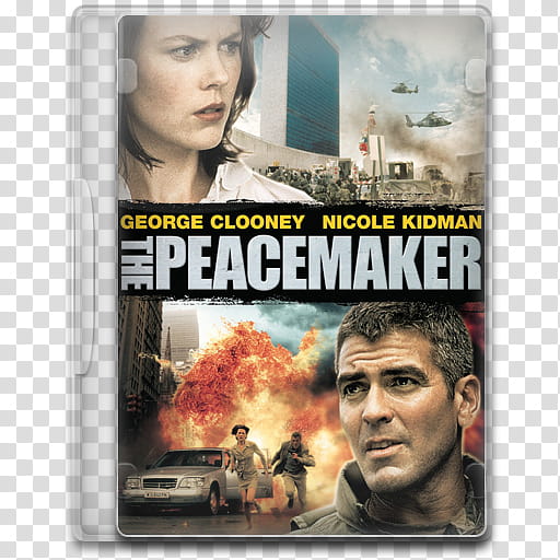 Movie Icon Mega , The Peacemaker, closed The Peacemaker DVD case transparent background PNG clipart
