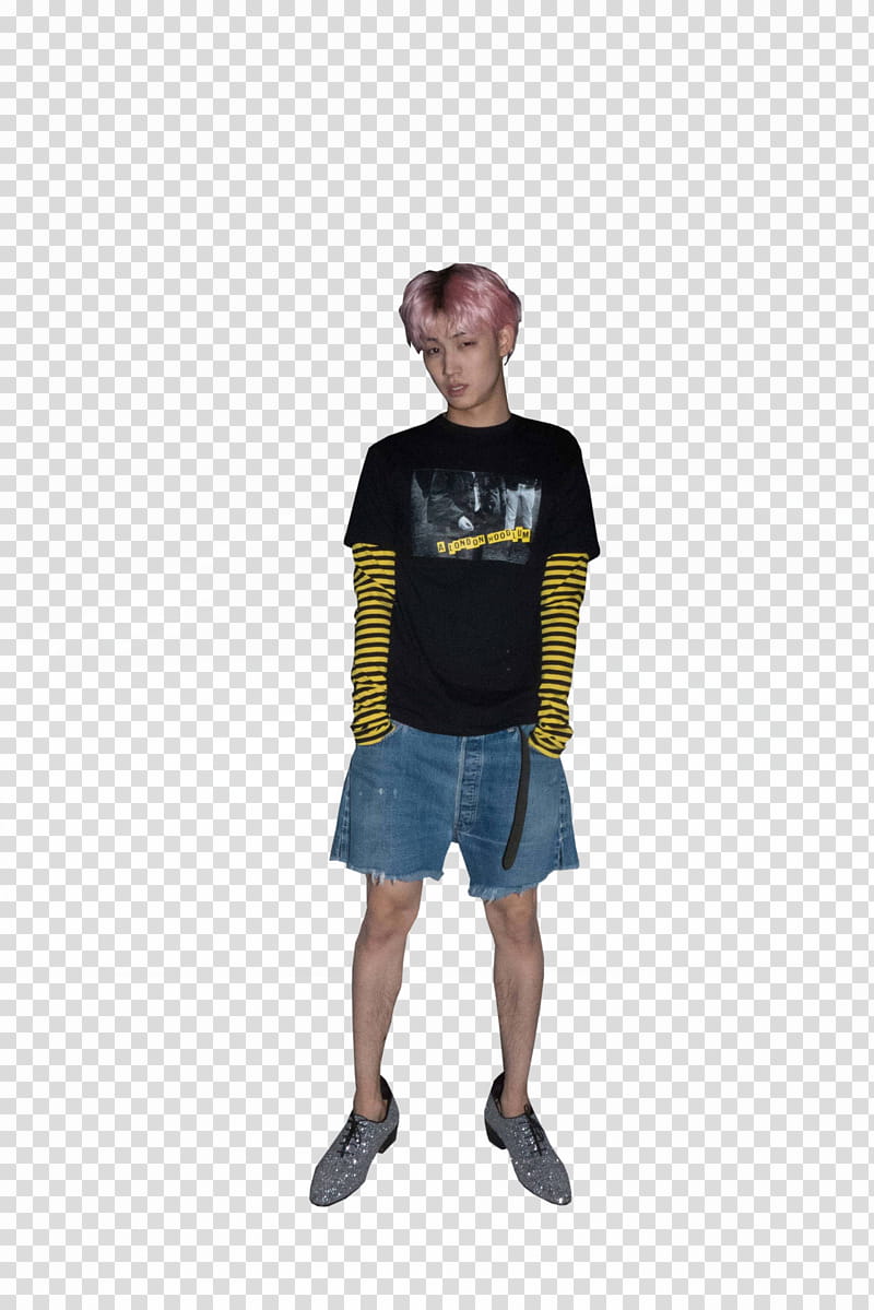 JB Im Jaebum, man wearing black and gray long-sleeved shirt with hands in pocket transparent background PNG clipart