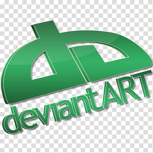 logo icons, dA green, Deviant Art logo transparent background PNG clipart