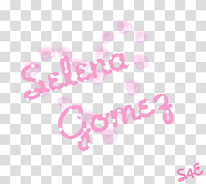 Selena Gomez Texto transparent background PNG clipart thumbnail
