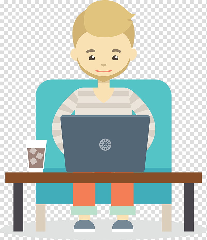 Digital Marketing, Sitting, Flat Design, Sticker, Lifestyle, Digital Nomad, Affiliate Marketing, Freelance Writer transparent background PNG clipart