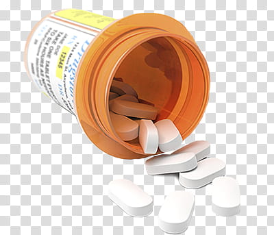 Hospital ByunCamis, white medication tablets and orange bottle transparent background PNG clipart