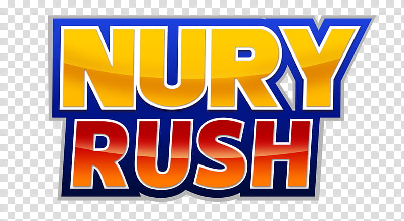 Nury Rush Jump Logo Style transparent background PNG clipart