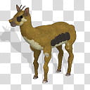 Spore creature Thomson gazelle female transparent background PNG clipart