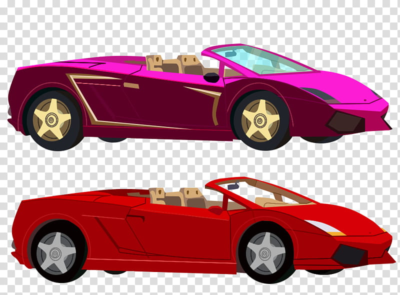 Red and Purple Lamborghini transparent background PNG clipart