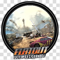 Game ICOs I, Flatout Ultimate Carnage  transparent background PNG clipart