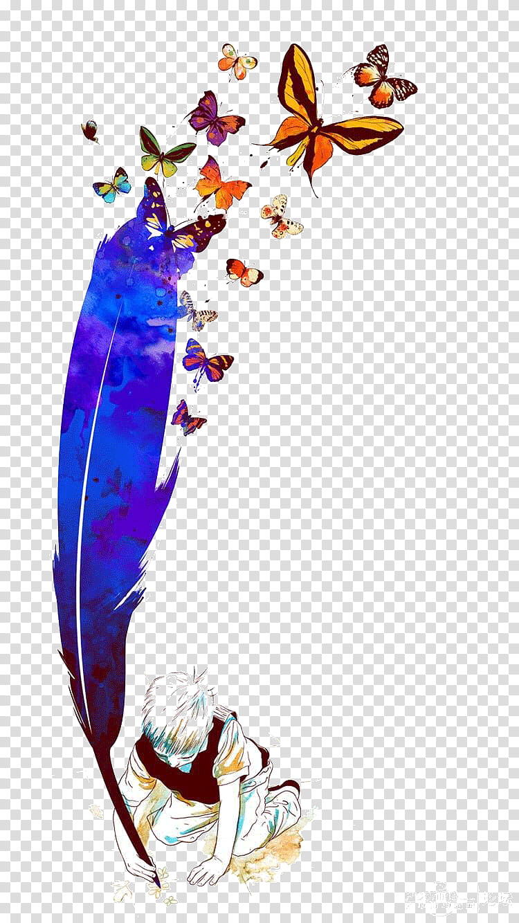 Watercolor Butterfly, Feather, Tattoo, Painting, Pink Feather, Idea, Drawing, Watercolor Painting transparent background PNG clipart