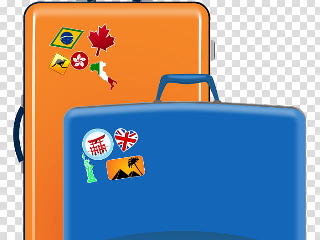 Travel Blue, Suitcase, Baggage, Briefcase, Trolley Case, Air Travel, Vacation, Checked Baggage transparent background PNG clipart