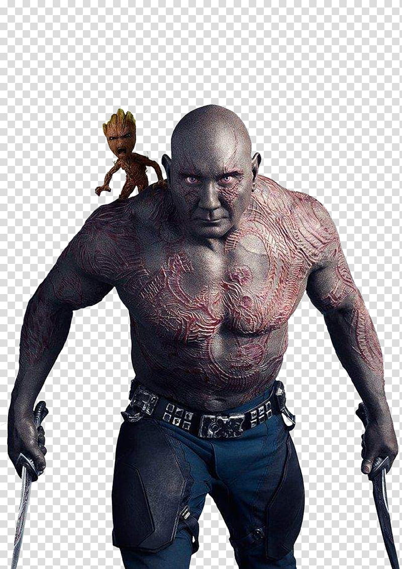 Drax and Groot Infinity War transparent background PNG clipart