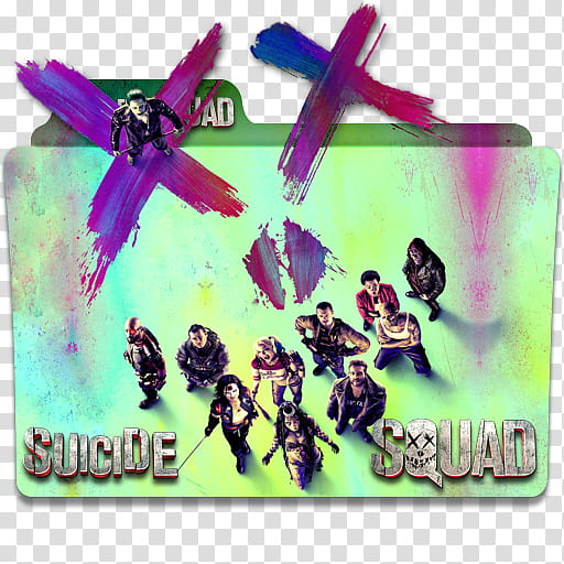 Suicide Squad  Folder Icon Mega Pack, Suicide Scuad transparent background PNG clipart