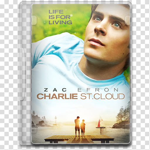 Movie Icon , Charlie St Cloud, Charlie St. Cloud disc case transparent background PNG clipart