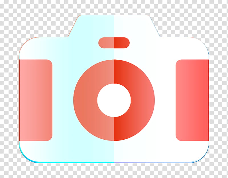 Camera icon Summer Camp icon, Red, Text, Circle, Line, Logo, Material Property, Symbol transparent background PNG clipart