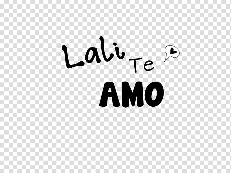 Lali Te AMO transparent background PNG clipart