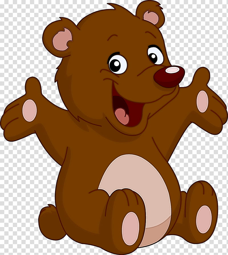 bear PNG transparent image download, size: 620x752px