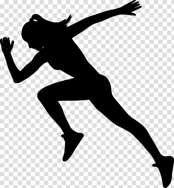 Running, Silhouette, Sprint, Athletic Dance Move, Leg, Jumping transparent background PNG clipart