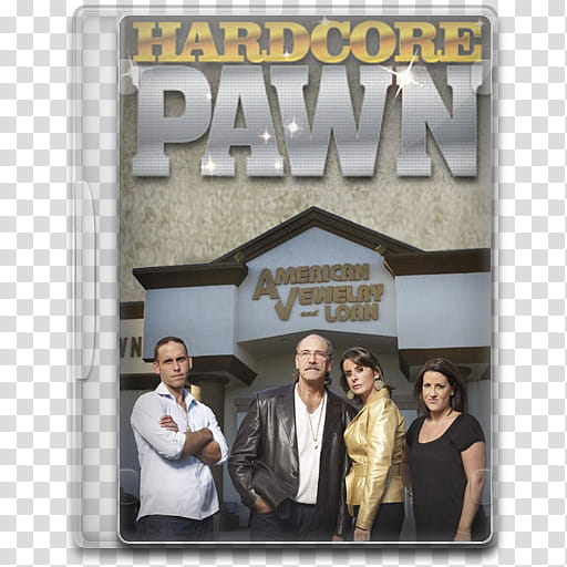 TV Show Icon Mega , Hardcore Pawn, Hardcore Pawn American Jewelry Loan DVD case transparent background PNG clipart