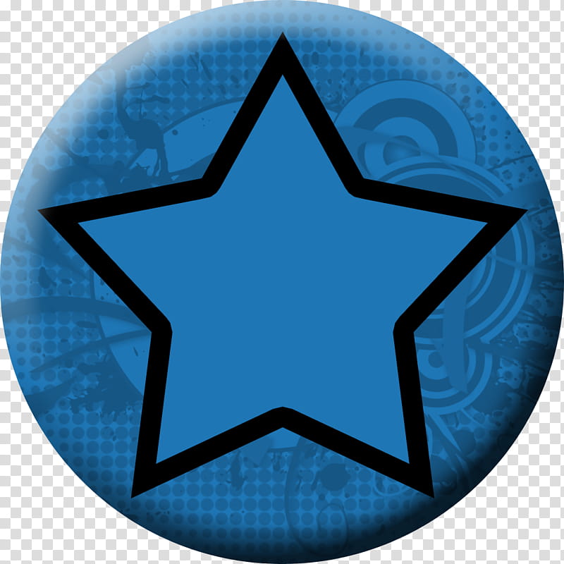 Smile Scrap Kit Freebie, black star with blue background transparent background PNG clipart