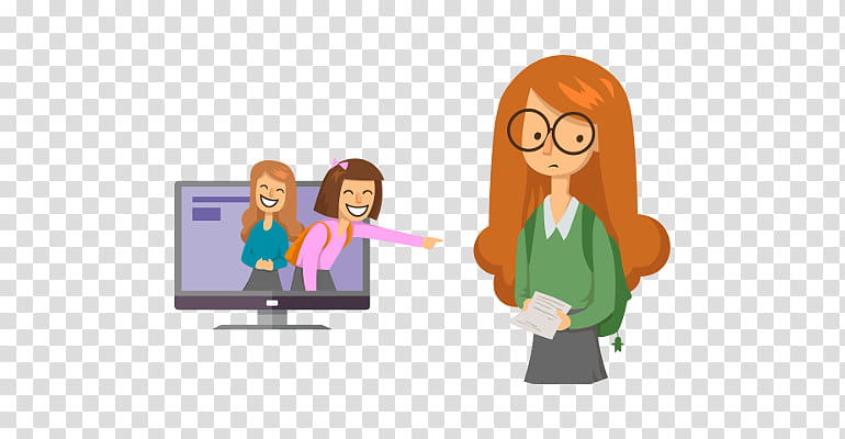 Cartoon School, Bullying, Cyberbullying, , Stop Cyberbullying Day, School Bullying, Royaltyfree, Fotosearch transparent background PNG clipart