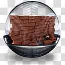 Sphere   , red bricks art transparent background PNG clipart