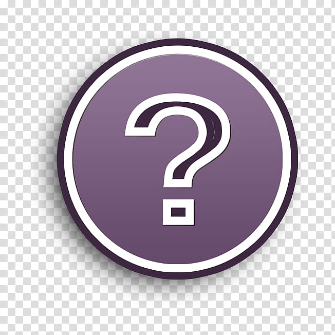 help icon mark icon question icon, Violet, Purple, Logo, Circle, Symbol, Material Property, Number transparent background PNG clipart