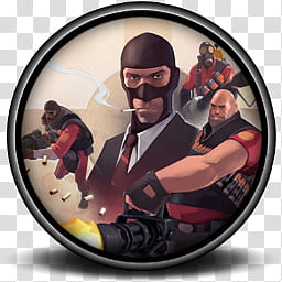 Orange Box Half Life  icons, Orange Box (Valve) Team Fortress  (a) transparent background PNG clipart